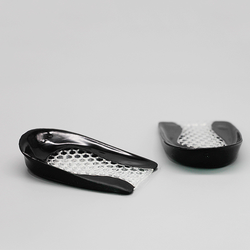 1 paar silikoongeelist kannapadjakest põrutuste amortiseerimiseks plantaarfastsiidi valu leevendamiseks jalahoolduseks sisetalla kõrgust suurendav Cup Cush