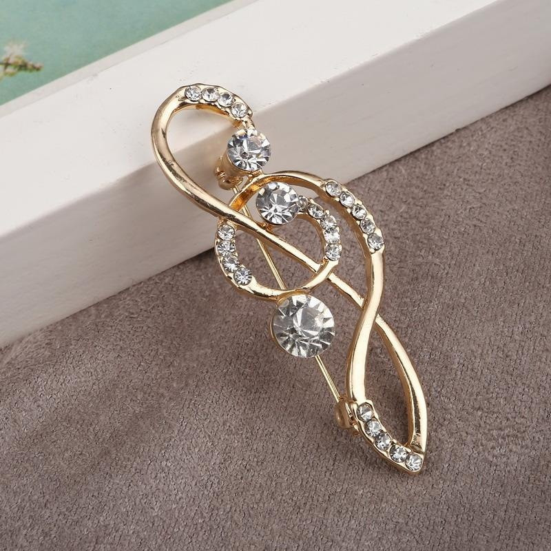 Korejska verzija male svježe beating note igle šal kopča kaputa dodaci temperament cvijet vještački dijamant broš igla