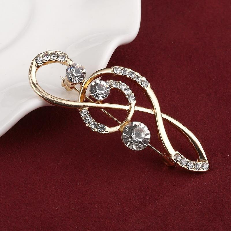 Korejska verzija male svježe beating note igle šal kopča kaputa dodaci temperament cvijet vještački dijamant broš igla