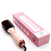 LISAPRO One-Step Hot Air Brush 2.0 Soft Touch Pink Hair Dryer Brush Multifunctional Hair Styler Comb 3 ΣΕ 1 χτένα πιστολάκι μαλλιών