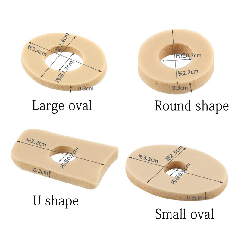 Numalšinkite pėdų skausmą Latekso kukurūzų pleistras karpos, dygliuoklis, pašalinkite padų žudiką nuo trinties aukštakulnių pėdų pagalvėlės pirštų apsauga