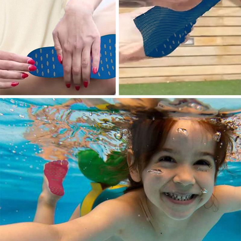 Rannas ujumisbasseini kleepuv libisemisvastane nähtamatud jalapadjad isolatsioonikaitse Matid Barefoot Stick Sisetallad Tallapadjad Kleebised Kingad