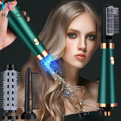 3 IN 1 Hair Dryer Hot Air Brush 1200w Hair Curler Straightener Comb Curls One Step Hair Styling Tools Electric Ion Dryer Brush