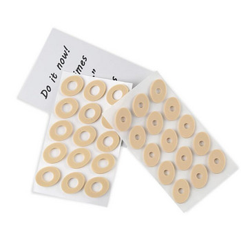 15PCS/Sheet Callus Cushions Обувки Heel Pad Foam Round Toe Foot Corn Bunion Protectors Pads Eyelet Stickers 3Types