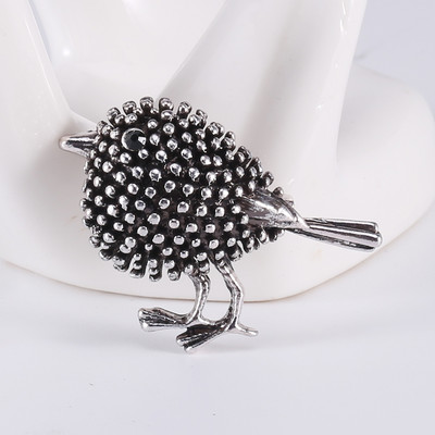 Висококачествена реколта брошка врабче игли за ревери животни Брошки за птици Дизайнер за дамски рокли Костюм Аксесоари за дрехи