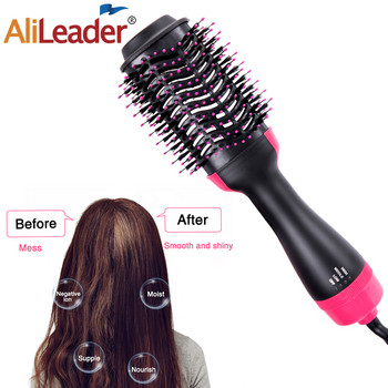 Στεγνωτήρας μαλλιών Hot Air Brush Volumizer One-Step Hair Dryer & Volumizer Multifunctional Hot Air Dryer Brush Hair Straightener Curler