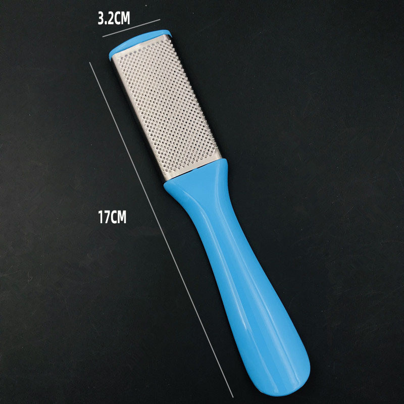 1db Professzionális kétoldali lábreszelő Rasp sarokreszelő Hard Dead Skin bőrkeményedés eltávolító pedikűrreszelő lábreszelő 2020 új Hot