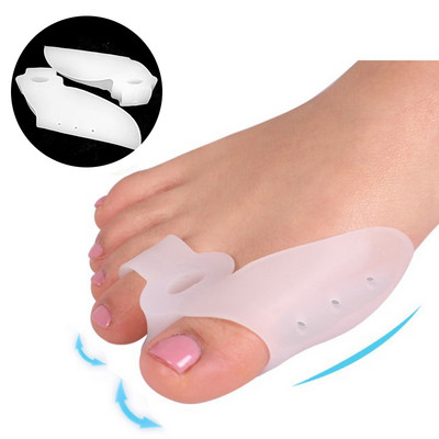 Toe Silicone Bunion Corrector Guard Foot Care Ortopeedilised varvaste eraldajad Sõrme varvaste eraldaja Korrektsioonipadja jalahooldusvahend