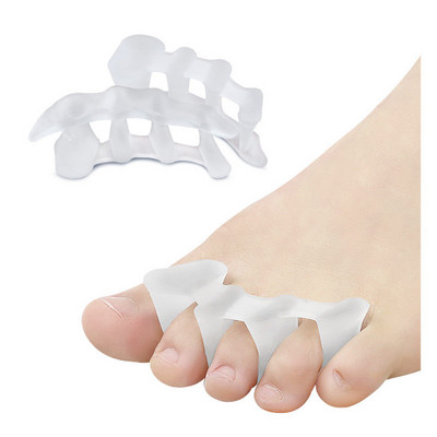 Toe Silicone Bunion Corrector Guard Foot Care Ortopeedilised varvaste eraldajad Sõrme varvaste eraldaja Korrektsioonipadja jalahooldusvahend