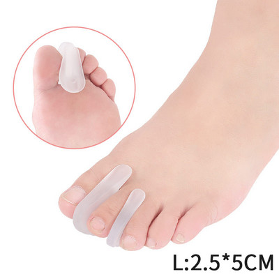 Toe Silicone Bunion Corrector Guard Foot Care Ortopeedilised varvaste eraldajad Sõrme varvaste eraldaja Korrektsioonipadja jalahooldusvahend