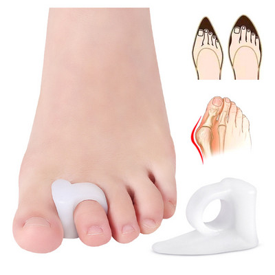 Toe Silicone Bunion Corrector Guard Foot Care Ortopeedilised varvaste eraldajad Sõrme varvaste eraldaja Korrektsioonipadja jalahooldusvahend