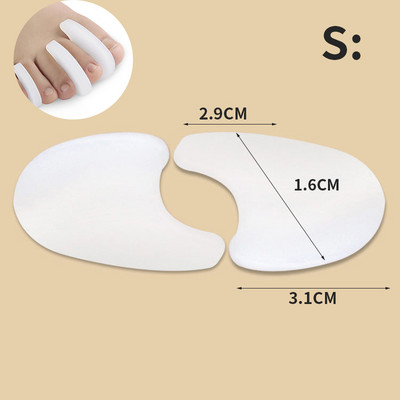 Toe Silicone Bunion Corrector Guard Foot Care Ortopeedilised varvaste eraldajad Sõrme varvaste eraldaja Korrektsioonipadja jalahooldusvahend