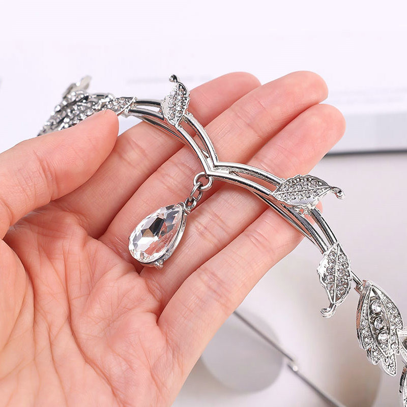 Exotic Tassel Headwear Super Fairy Rhinestone Φρύδια Drop Headband Headband Νέα αξεσουάρ για τα μαλλιά νυφικός γάμος Lolita Female