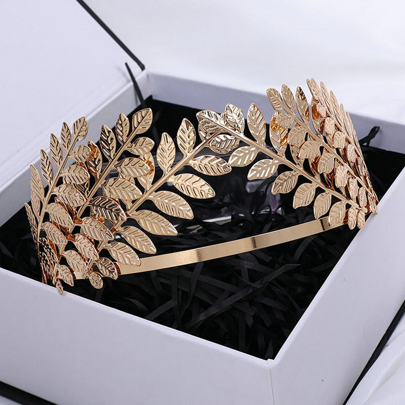 Češalj za kosu za mladenke Grčka rimska barokna božica Grana masline Traka za glavu Kruna Pokrivalo za glavu Vjenčana traka za glavu Nakit