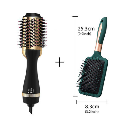 3 σε 1 σεσουάρ βούρτσα με ζεστό αέρα χτένα πιστολάκι μαλλιών Styler ηλεκτρικό αρνητικό ιόν ισιωτικό πιστολάκι μαλλιών StylingTool