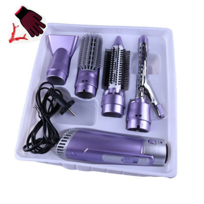 4in1 Professionaalne multifunktsionaalne föönihari Salongi lokitamine ja sirgendamine 3 kuumuse seadistusega kuivati ja soengustiili volüümi andja