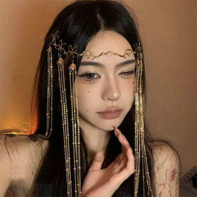 Retro lilledega Teemant Tutt Pruudi juuksekett Otsaesine Peakate Geomeetriline Pulmapea Ehted Tüdrukutele Naiste Juukseaksessuaarid