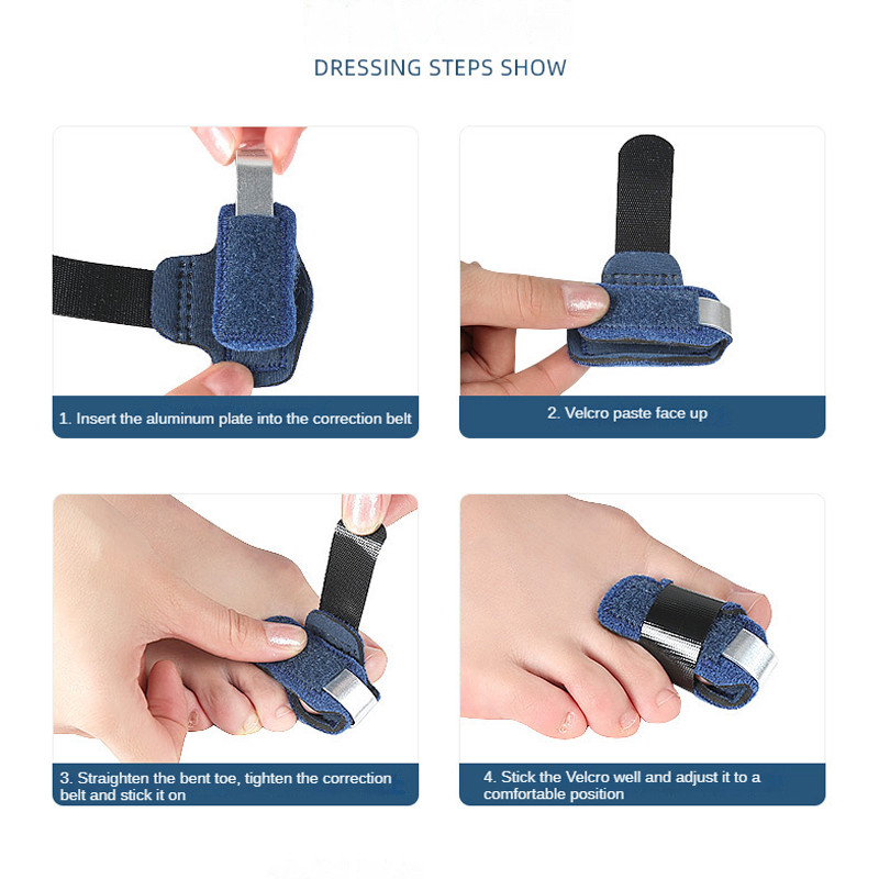 1 ΤΕΜ. Νάρθηκας δακτύλων Ίσιωμα δακτύλου Περιτύλιγμα δακτύλων για λυγισμένο νύχι σφυροδάχτυλου και στραβά δάχτυλα για ευθυγράμμιση και υποστήριξη των δακτύλων Εργαλείο περιποίησης ποδιών