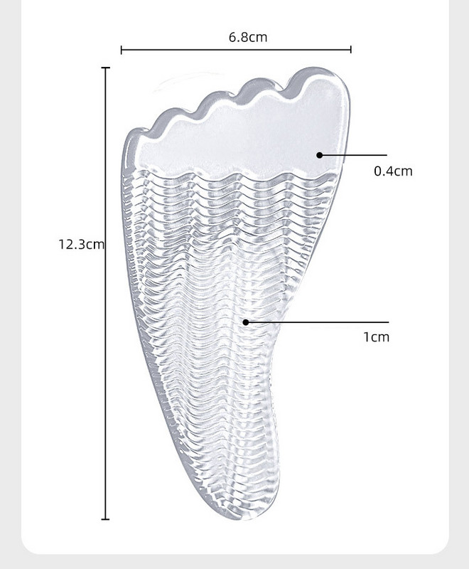 Silikoongeelpadi Esitalla sisetald Kingad Kõrge kontsaga pehme ortopeediline sisetald Libisemisvastane jalakaitse Jalapadjad Valu leevendav