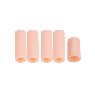 Silikoninė pirštų apsauga, atskyrimo priemonė, aplikatorius pedikiūro kukurūzų nuospaudų valiklis rankų skausmą malšinantis minkštas silikoninis vamzdelis pėdų priežiūros priemonė