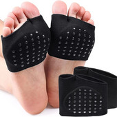 Metatarsal Sleeve Pad neslystantis su geliniu padu Pėdų pagalvėlės rutulys su minkšta priekinės pėdos pagalvėlė Audinio suspaudimo nuospaudų pūslelė