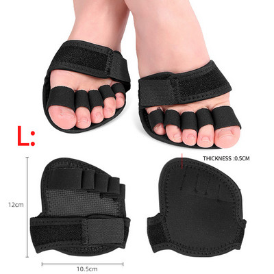 Metatarsal Sleeve Pad neslystantis su geliniu padu Pėdų pagalvėlės rutulys su minkšta priekinės pėdos pagalvėlė Audinio suspaudimo nuospaudų pūslelė