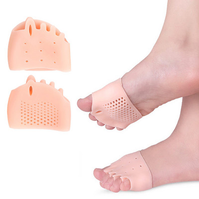 Metatarsal Sleeve Pad neslystantis su geliniu padu Pėdų pagalvėlės rutulys su minkšta priekinės pėdos pagalvėlė Audinio suspaudimo nuospaudų pūslelė