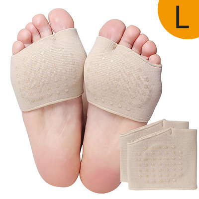 Metatarsal Sleeve Pad neslystantis su geliniu padu Pėdų pagalvėlės rutulys su minkšta priekinės pėdos pagalvėlė Audinio suspaudimo nuospaudų pūslelė
