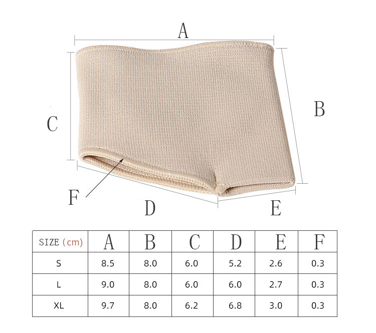 Metatarzalni jastučić za rukave protiv klizanja s jastučićem od gela Jastučić za stopala s mekim jastučićem za prednji dio stopala Kompresijska tkanina Žuljevi, žuljevi