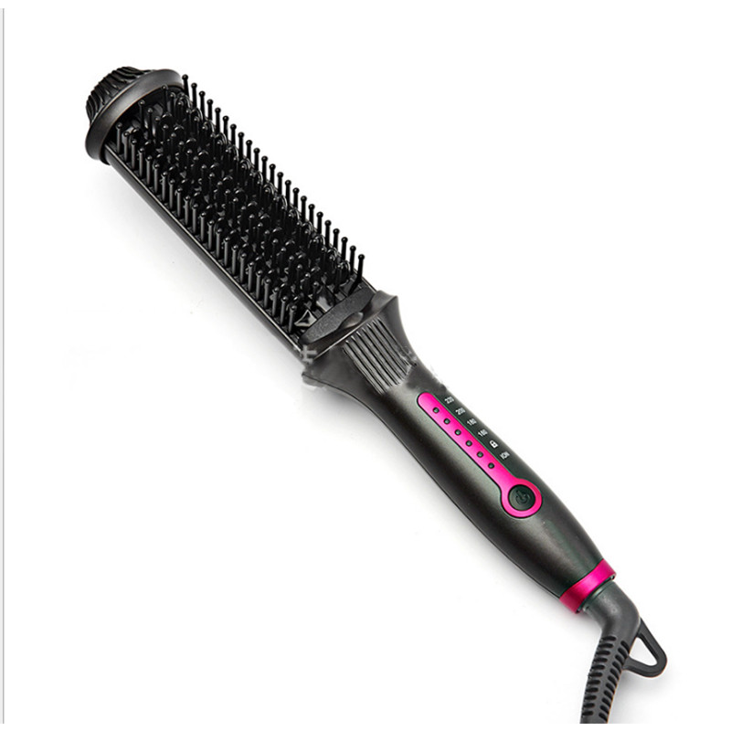 Elektriline professionaalne Ionic Electric meeste habemesirgendaja hari Kiire soojendus keraamiline juuksesirgendaja kamm