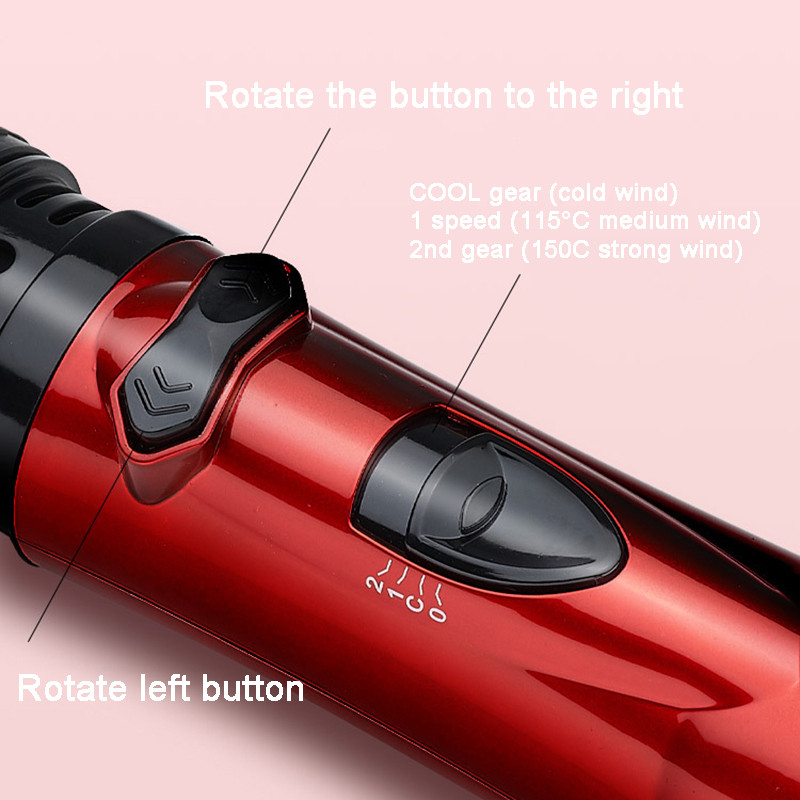 Επαγγελματικές βούρτσες ζεστού αέρα Βούρτσα πιστολάκι μαλλιών αρνητικού ιόντος Ηλεκτρικό ισιωτικό μαλλιών Αυτόματο ψαλίδι για μπούκλες Χτένα ζεστού αέρα