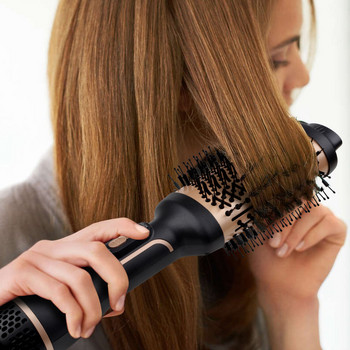 Многофункционална четка за коса с горещ въздух 3 в 1 сешоар гребен за права коса преносим фризьорски инструмент с 3 режима на температура