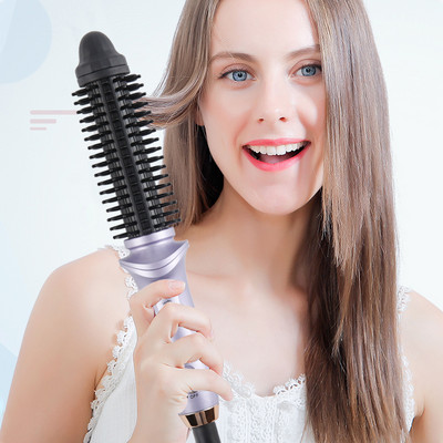 Hair Curler Straightening Brush Heating Comb Straightener Fast Heating Anti-Scald Styler Tools For Bivolt Straightened
