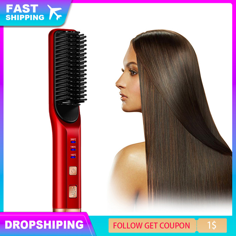 Kuum juuksesirgendaja hari, juuksetarvikute tootmine, harjade juuksesirgendaja elektriline kamm