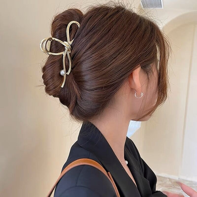2023. aasta uus metallist juukseküünisklamber Korea geomeetriline kuutäht juuksekrabiklambrid juuksenõelad naistele juustele ehted aksessuaarid peakatted