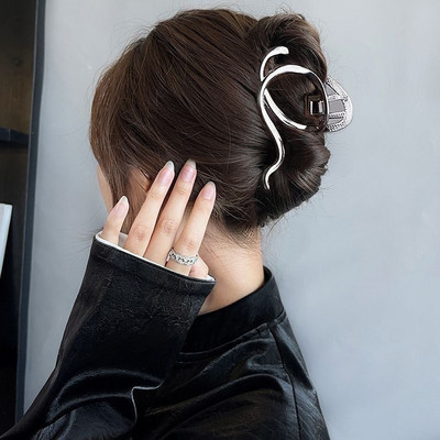 2023. aasta uus metallist juukseküünisklamber Korea geomeetriline kuutäht juuksekrabiklambrid juuksenõelad naistele juustele ehted aksessuaarid peakatted