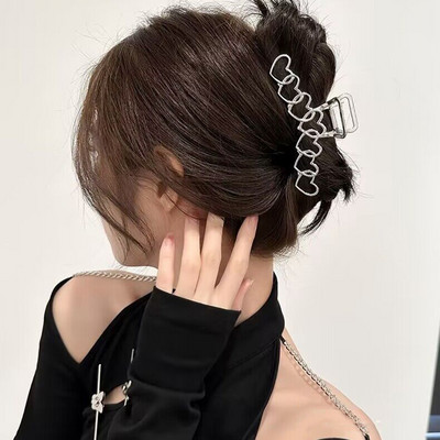 2023. aasta uus metallist juukseküünisklamber Korea geomeetriline kuutäht juuksekrabiklambrid juuksenõelad naistele juustele ehted aksessuaarid peakatted