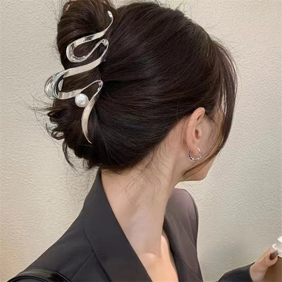 2023. aasta uus metallist juukseküünisklamber Korea geomeetriline kuutäht juuksekrabiklambrid juuksenõelad naistele juustele ehted aksessuaarid peakatted