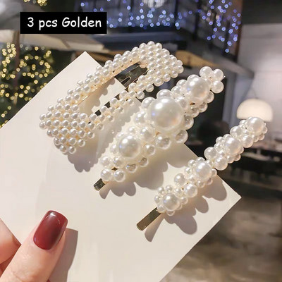 Plaukų segtukai Plaukų rankenos moterims Korėjos modeliuoti perlai papuošti plaukų aksesuarai plaukų segtukai mergaičių papuošalai Nauja mada Bobby segtukai