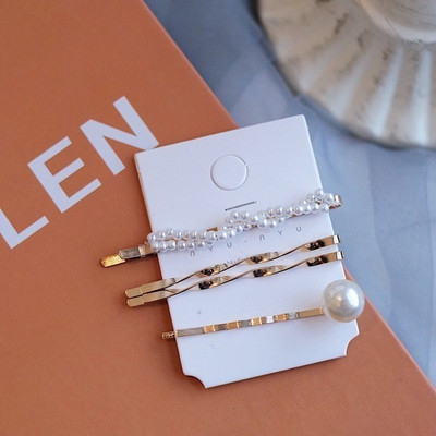 Plaukų segtukai Plaukų rankenos moterims Korėjos modeliuoti perlai papuošti plaukų aksesuarai plaukų segtukai mergaičių papuošalai Nauja mada Bobby segtukai