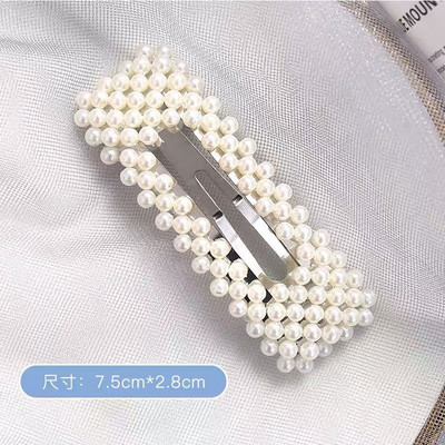 Plaukų segtukai Plaukų rankenos moterims Korėjos modeliuoti perlai papuošti plaukų aksesuarai plaukų segtukai mergaičių papuošalai Nauja mada Bobby segtukai