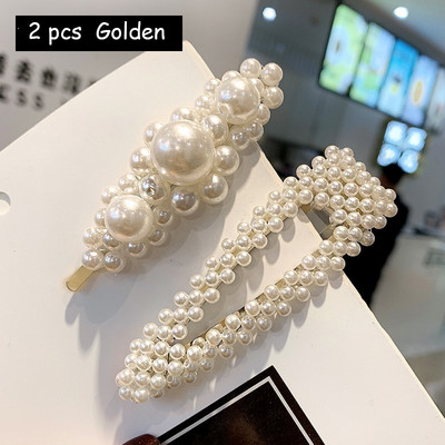 Plaukų segtukai Plaukų rankenos moterims Korėjos modeliuoti perlai papuošti plaukų aksesuarai plaukų segtukai mergaičių papuošalai Nauja mada Bobby segtukai