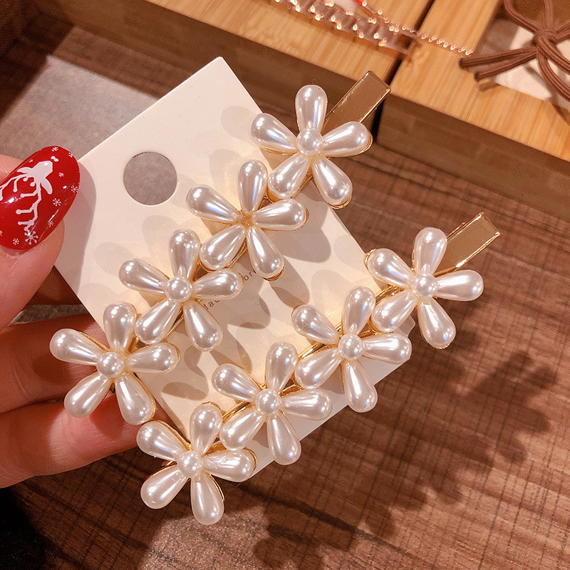 1 TK Ins Magusad juukseklambrid, juuksenõelad, juuksenõelad naistele, elegantsed lillekujulised pärlid, sulamist peakatted, tüdrukud, moodsad juukseaksessuaarid