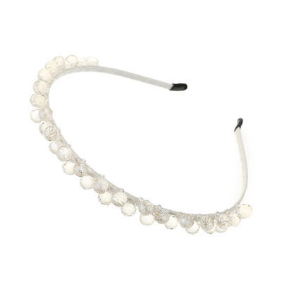 AWAYTR Korea moe kristallist kivist peapael Elegantne peapael banketi juuksurirõngas, mis sobib nägu pesevatele peakatetele