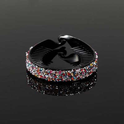 AWAYTR Μόδα στρας Νύχια για τα μαλλιά Αλογοουρά Θήκη Γυναικεία φουρκέτα Κρυστάλλινη φωλιά πουλιού Twist Clip κουλούρι Κλιπ μαλλιών Αξεσουάρ μαλλιών