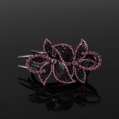 AWAYTR Kandže za kosu sa kamenčićima Ukosnice Cvijet Leptir Ukosnice Pačji kljun Štipaljke za kosu Retro za žene Dodaci za kosu u repu