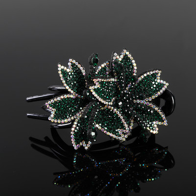 AWAYTR Kandže za kosu sa kamenčićima Ukosnice Cvijet Leptir Ukosnice Pačji kljun Štipaljke za kosu Retro za žene Dodaci za kosu u repu