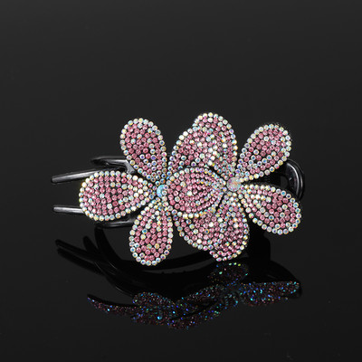AWAYTR Kandže za kosu sa kamenčićima Ukosnice Cvijet Leptir Ukosnice Pačji kljun Štipaljke za kosu Retro za žene Dodaci za kosu u repu