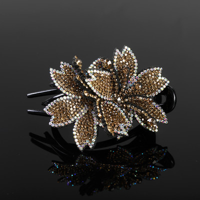 AWAYTR Kandže za kosu sa kamenčićima Ukosnice Cvijet Leptir Ukosnice Pačji kljun Štipaljke za kosu Retro za žene Dodaci za kosu u repu