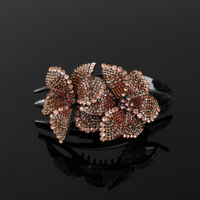 AWAYTR Kandže za kosu sa kamenčićima Ukosnice Cvijet Leptir Ukosnice Pačji kljun Štipaljke za kosu Retro za žene Dodaci za kosu u repu